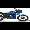 TVS Apache RTR 150 Matt Blue